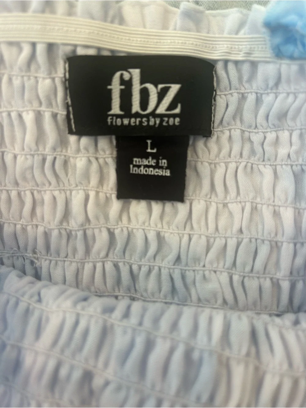 Flowers by Zoe smocked bodice